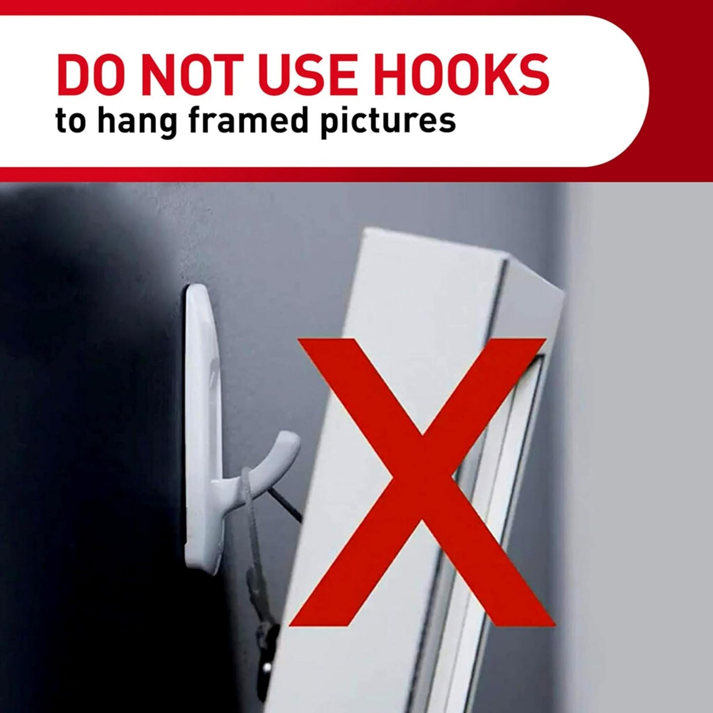 Command Large White Hooks, 14 Hooks, 16 Strips | Damage-Free Hanging Wall Hooks with Adhesive Strips, No Tools Adhesive Hooks for Hanging Decor, Holds up to 5 Lb