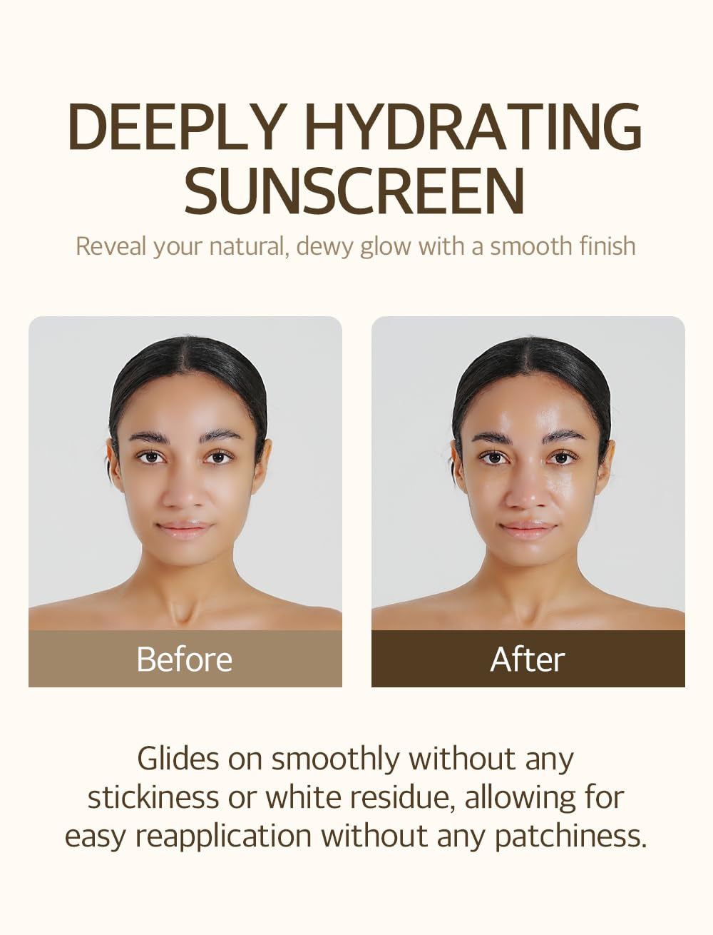 Bean Sunscreen-Lightweight Airy Texture SPF 50 No Pilling Korean Sunscreen for Face, No White Cast, Non-Sticky Stocking Stuffers 50Ml / 1.69 Fl.Oz. Korean Glass Skin Care (Bean, 1.69)