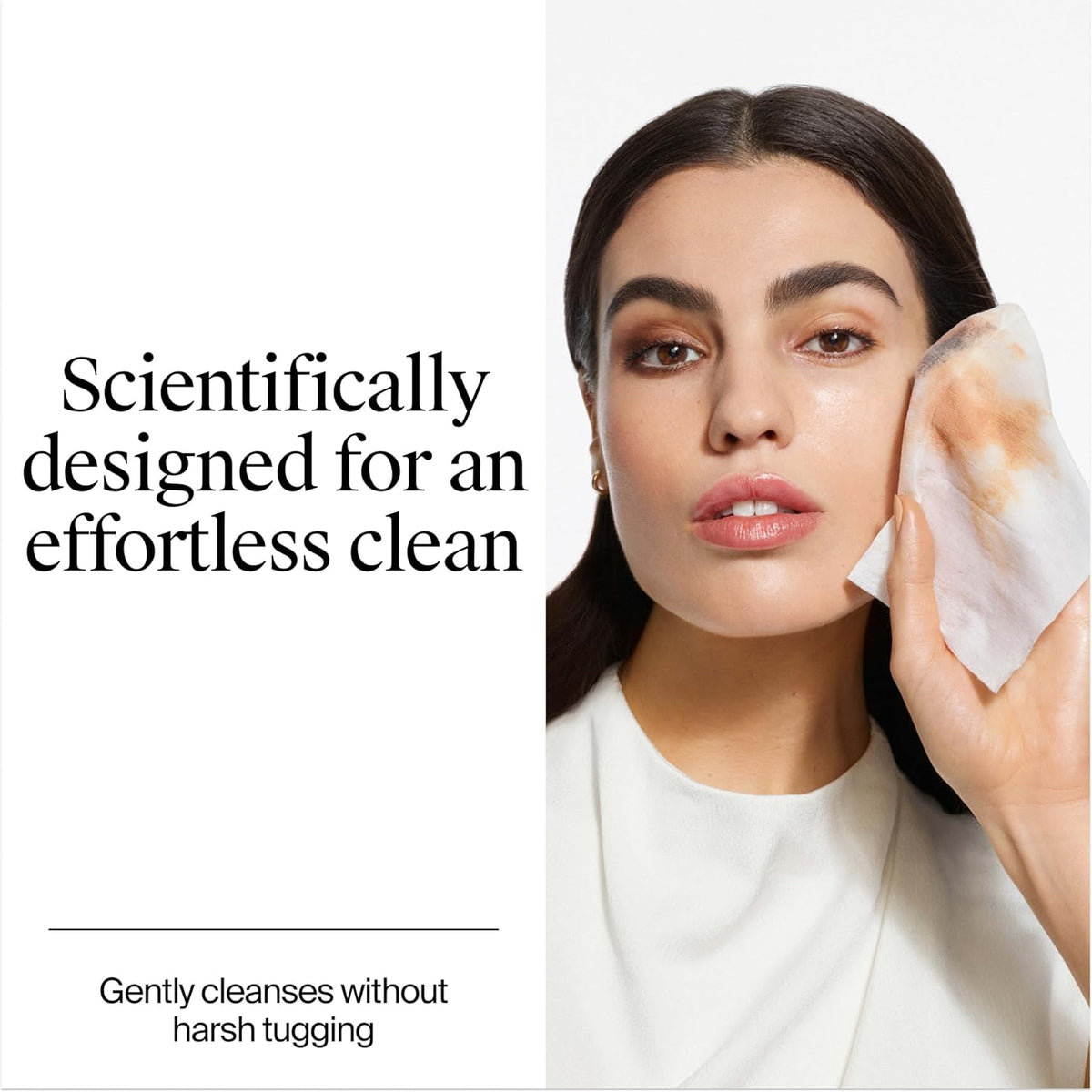 Makeup Remover Wipes Micellar Alcohol-Free Face Towelettes Remove Waterproof Mascara & Oil, Compostable 100% Plant-Based Cloth, Dermatologist & Ophthalmologist Tested, Twin Pack 2 X 25 Ct