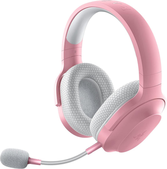 Razer Barracuda X Wireless Gaming & Mobile Headset, Quartz Pink | 2.4Ghz + Bluetooth, Lightweight, 40Mm Drivers, Detachable Mic, 50 Hr Battery