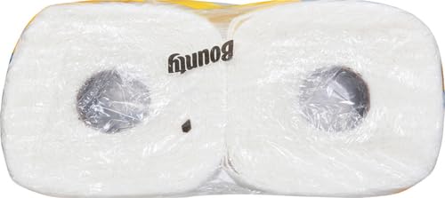 Bounty Essentials Select-A-Size Paper Towels, 6 Double Rolls, White, 108 Sheets Per Roll