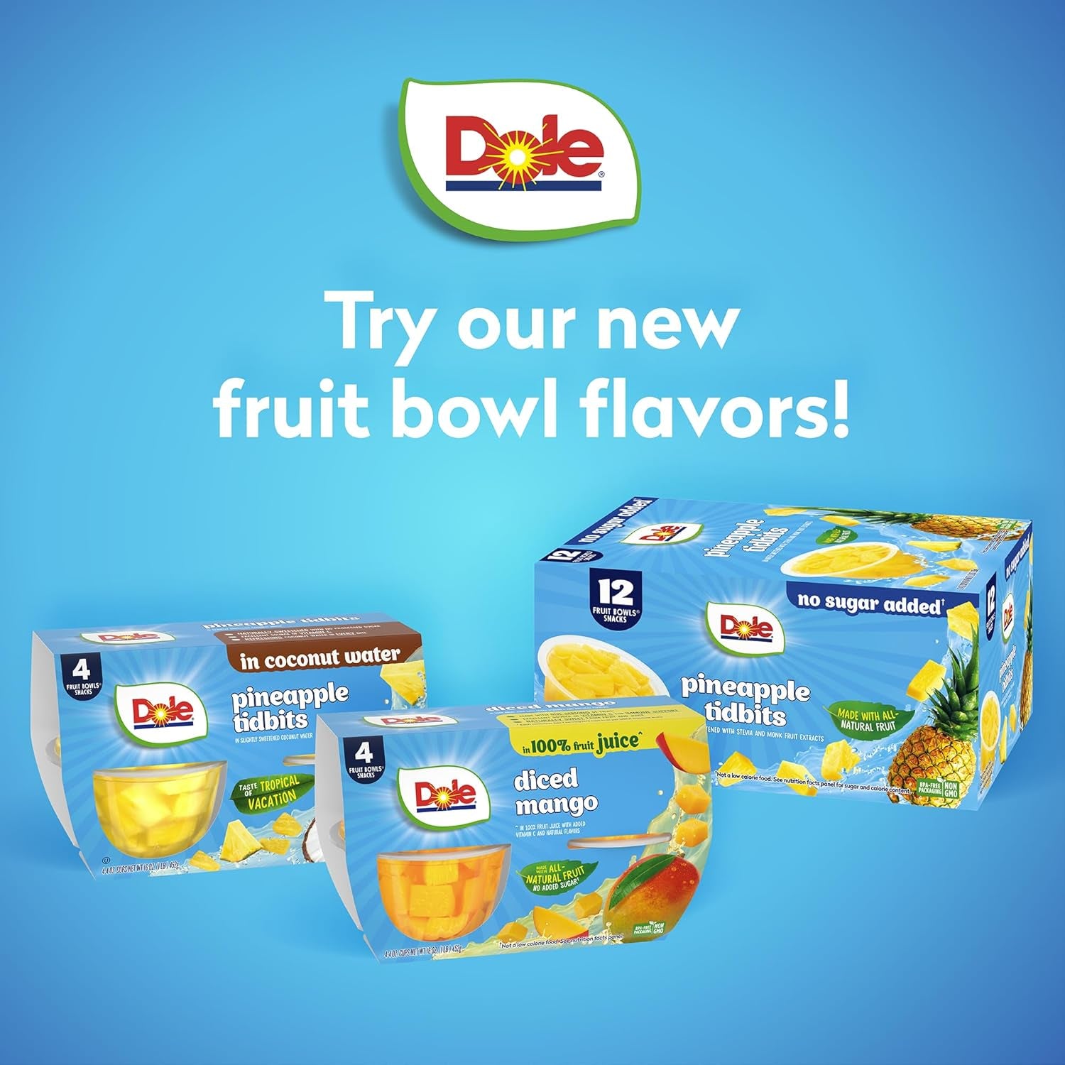 Fruit Bowls Pineapple Tidbits in 100% Juice Snacks, 4Oz 24 Total Cups, Gluten & Dairy Free, Bulk Lunch Snacks for Kids & Adults