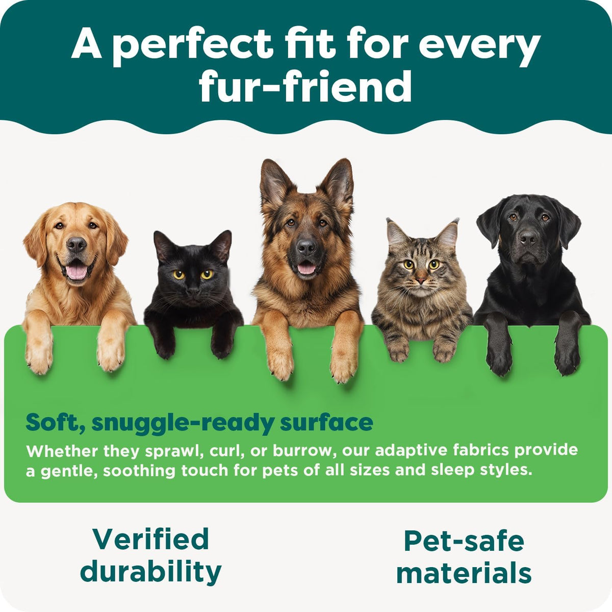 Thermanap Self Warming Cat Mat, Dog Bed for Crates with Self-Warming Technology for Cozy Rest, Fully Machine Washable, Small, Plush Faux Fur, Gray