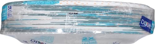 Dixie Large Paper Plates 10 Inch, 150 Ct Disposable Paper Plate Pack