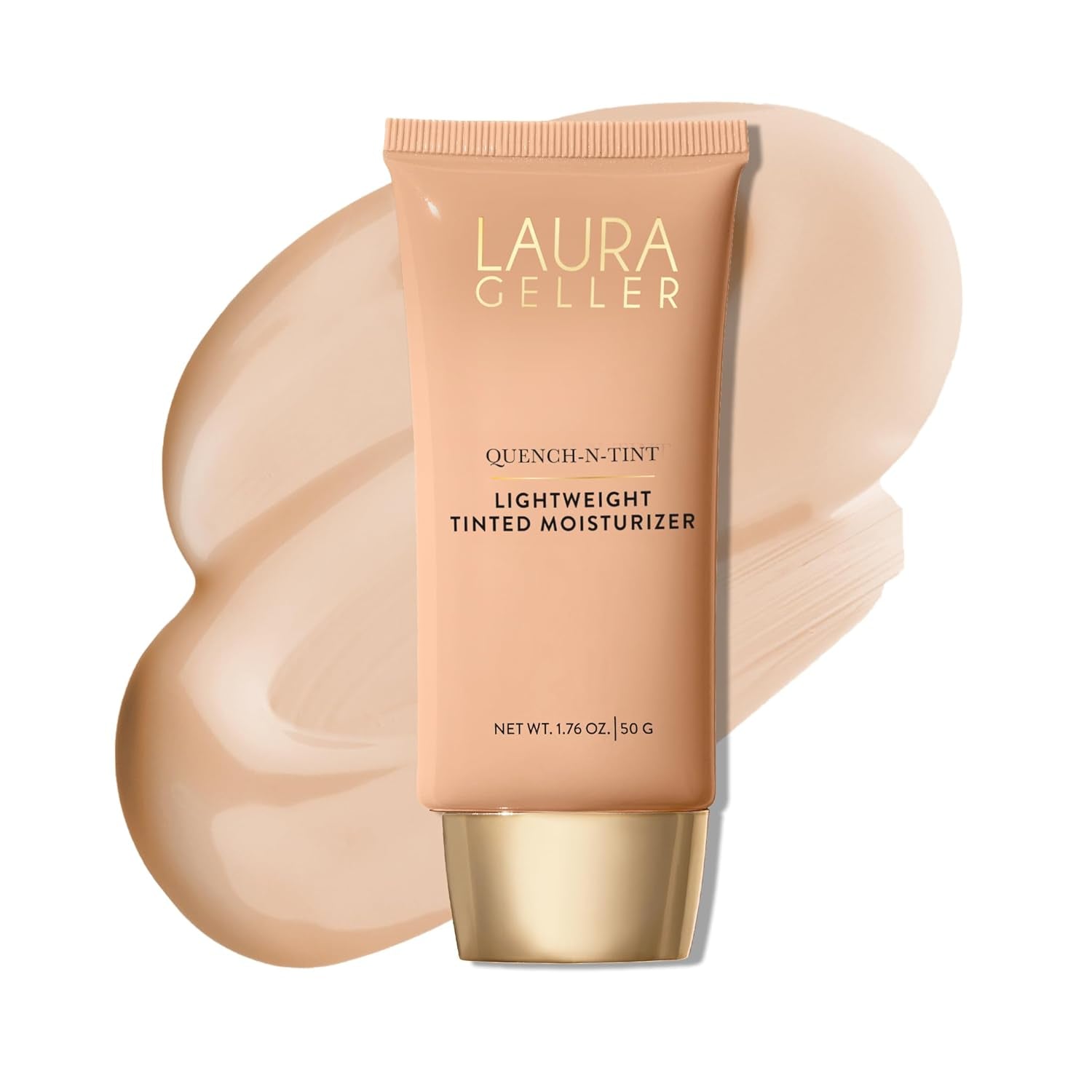 Quench-N-Tint Tinted Moisturizer - Sheer to Light Buildable Coverage - Natural Glow Finish - Lightweight Formula with Hyaluronic Acid, 02 Light