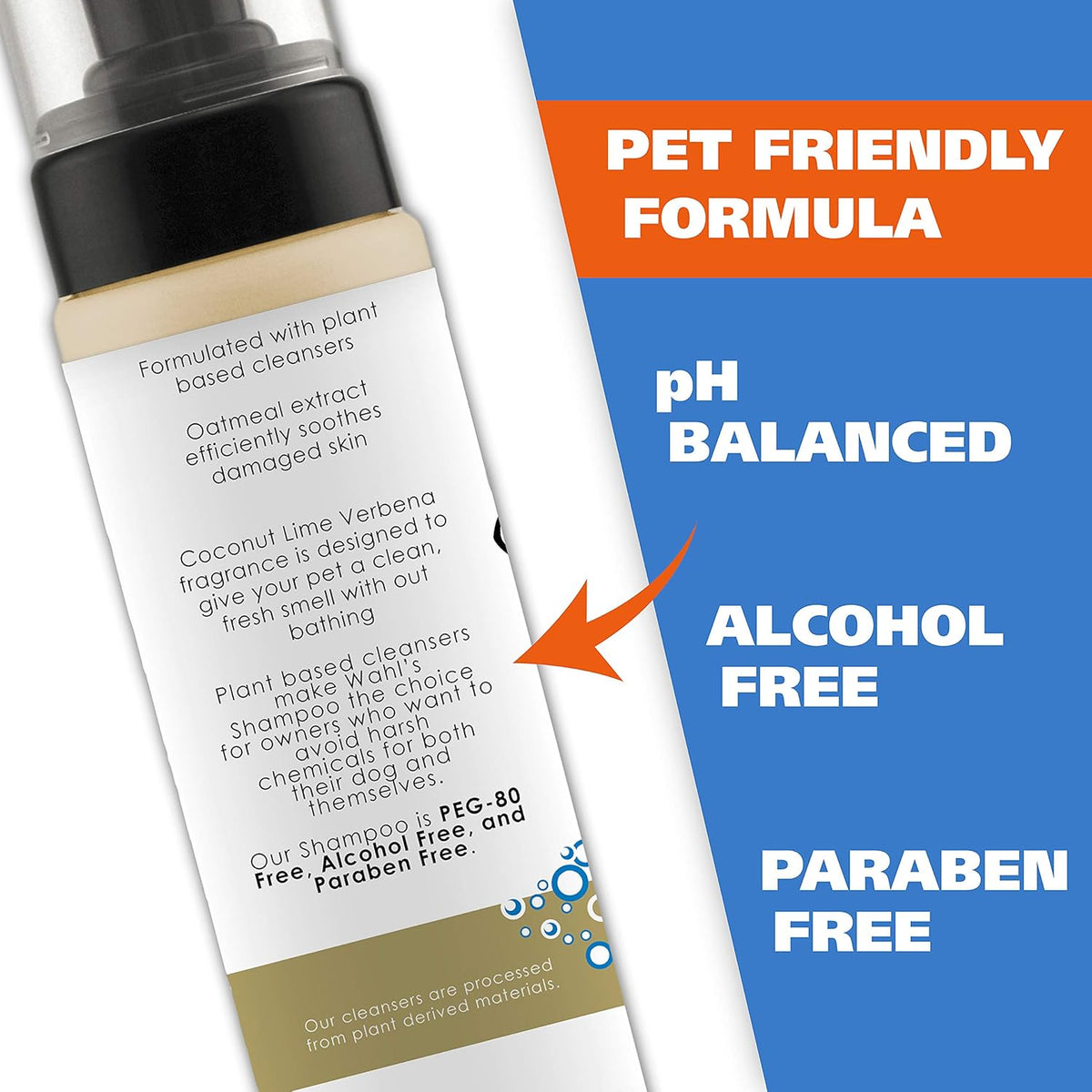 Waterless No Rinse Shampoo for Animals, Coconut Lime Verbena, 7.1 Oz | Quick Clean-Ups for Dogs—No Bath Needed, Oatmeal Formula Cleans, Conditions, Detangles & Moisturizes Dogs Fur – Model 820015A