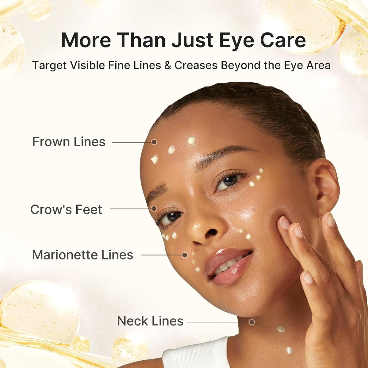 Eye Serum with Deep Reviving Peptide | Eye Treatment Serum with Multi Peptides, Niacinamide & Squalane | Reduces Signs of Aging and Fine Lines | Korean Skincare, 1.01 Fl.Oz