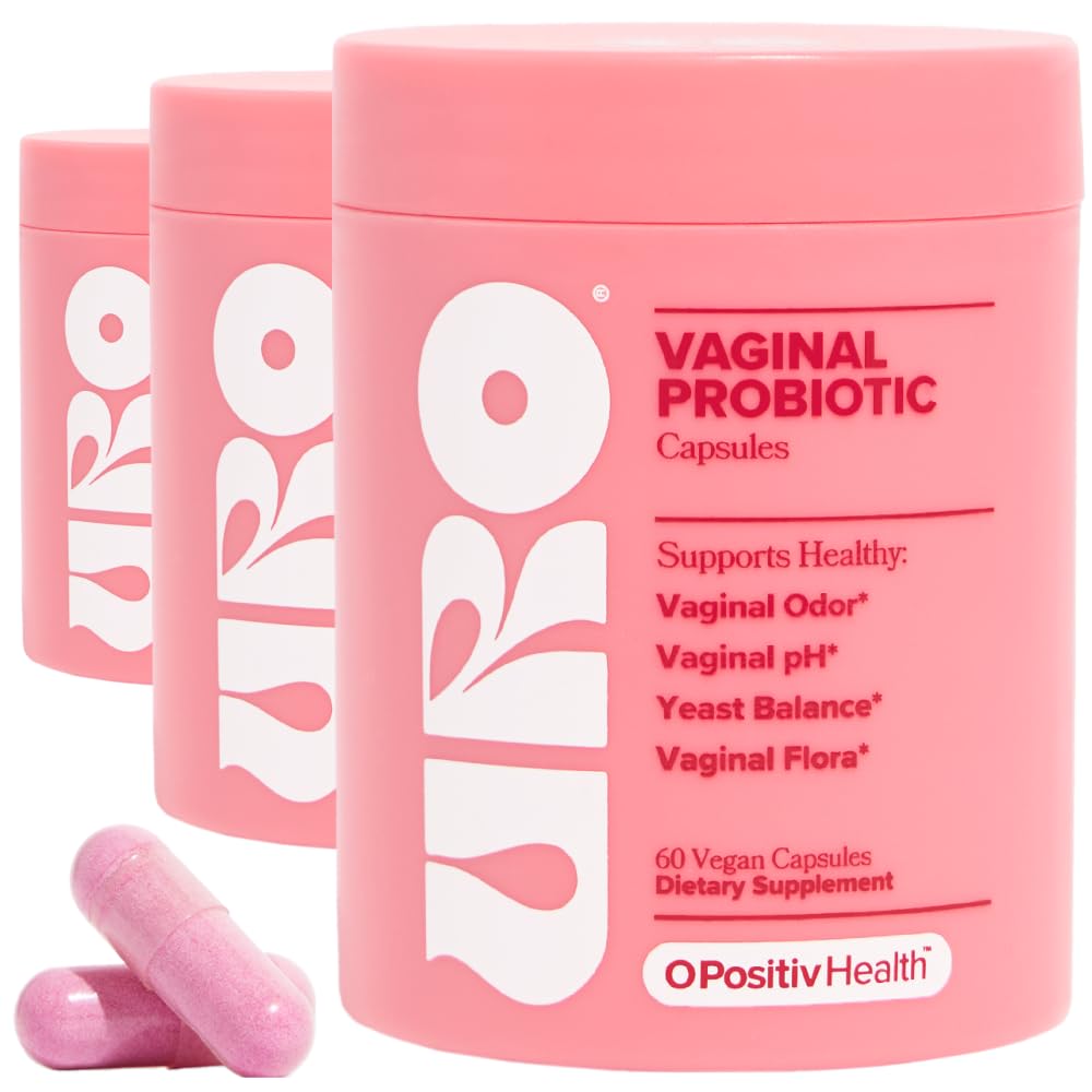 URO Vaginal Probiotics for Odor, Flora & pH Balance – 1-Month Supply