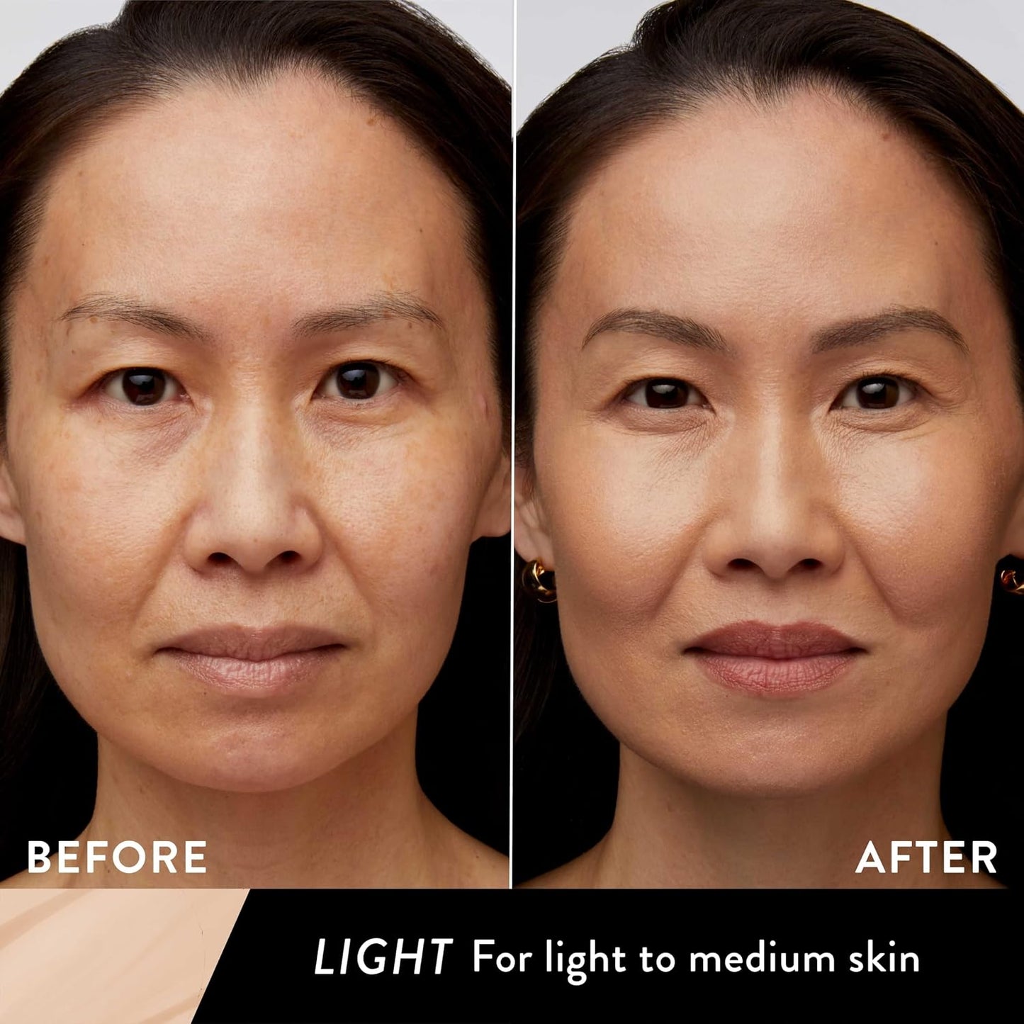 Quench-N-Tint Tinted Moisturizer - Sheer to Light Buildable Coverage - Natural Glow Finish - Lightweight Formula with Hyaluronic Acid, 02 Light
