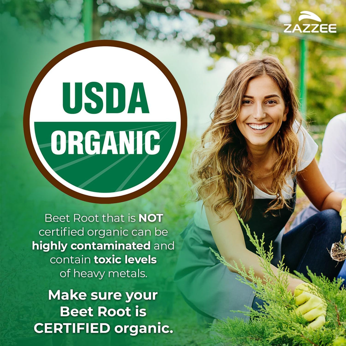USDA Organic Beet Root 20:1 Extract, 120 Quick Release Capsules | 4 Month Supply, Vegan, Nitric Oxide Support, Black Pepper Extract for Enhanced Absorption, Certified Kosher, Made in the USA