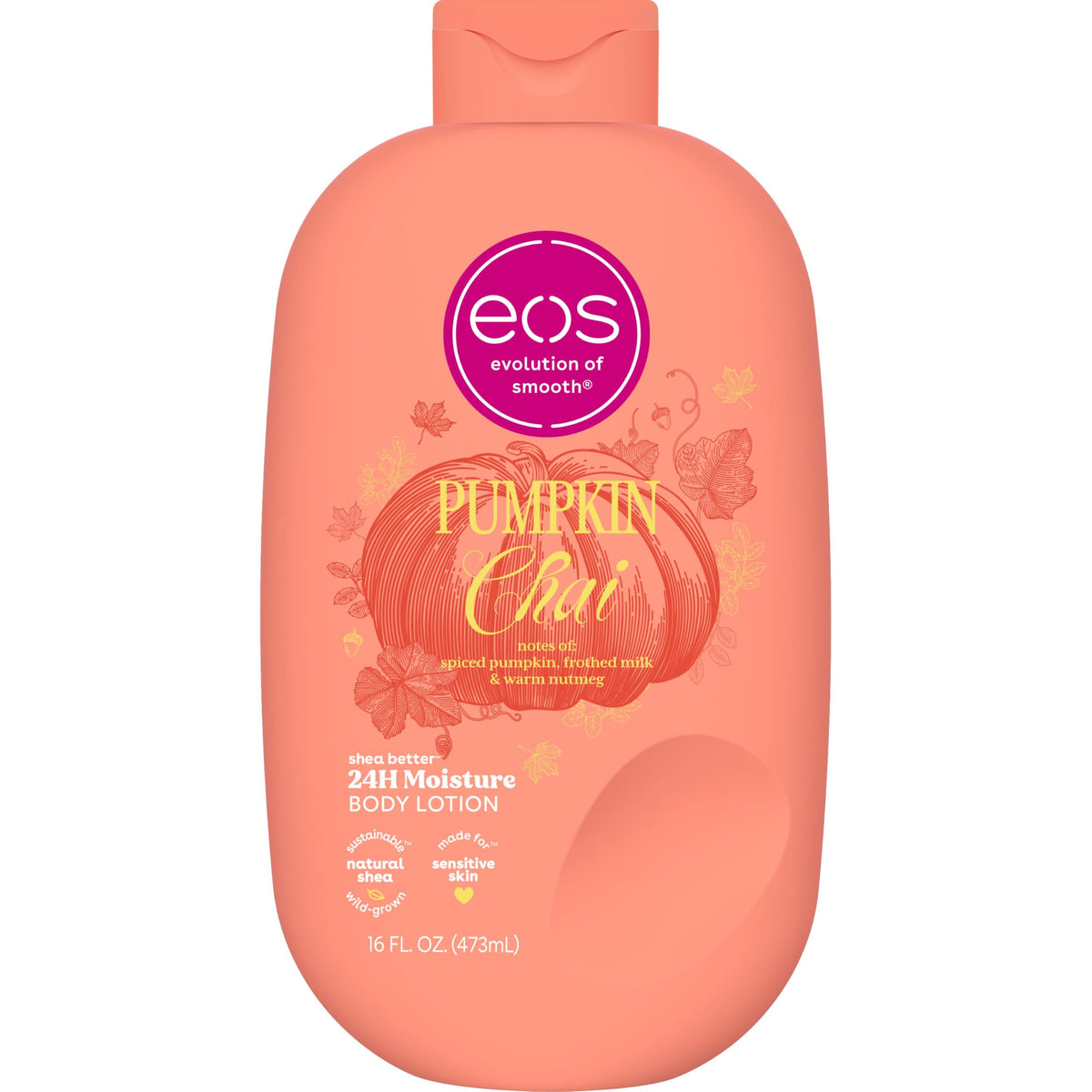 EOS Shea Better Body Lotion- Vanilla Cashmere, 24-Hour Moisture, 16 fl oz.