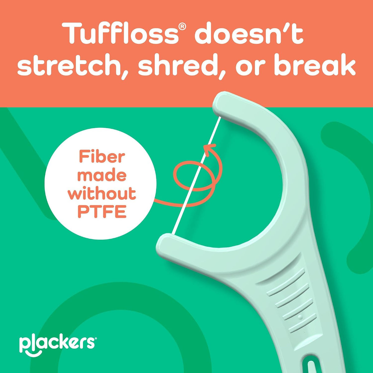 Plackers Micro Line Floss Picks, Intense Mint, 300 Count