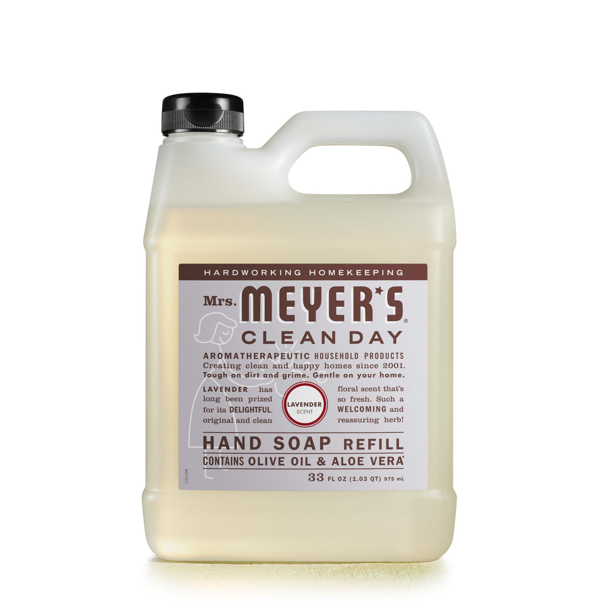 Mrs. Meyer's Clean Day, Hand Soap Refill, Lemon Verbena Scent, 33 Fl Oz