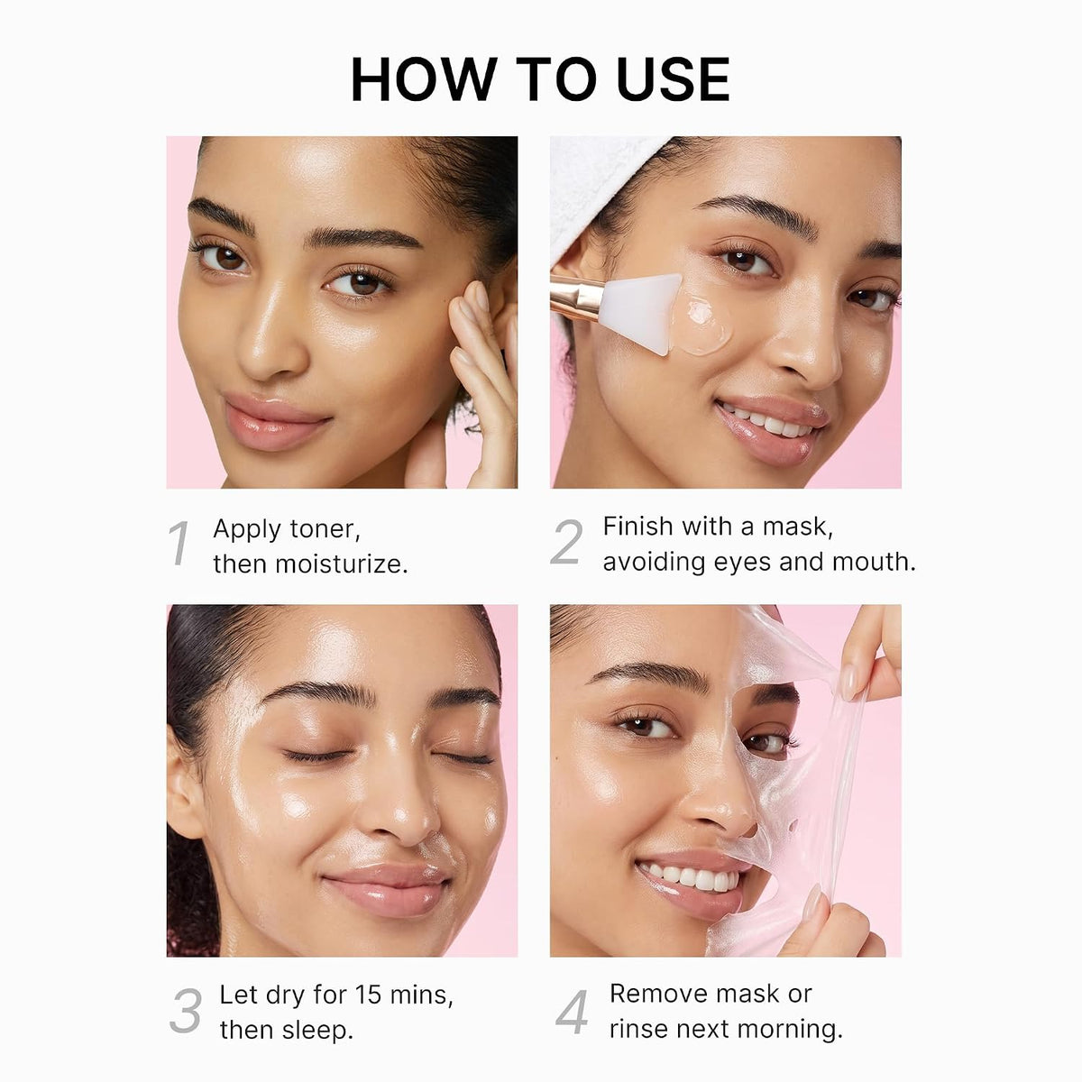 Medicube - Wrapping Mask Collagen - Overnight Peel Off Facial Mask Elasticity & Hydration Care, Reduces Sagging & Dullness - Hydrolyzed Collagen For Glowing Skin, Like Korean's Face Skin Care, 2.53 fl.oz