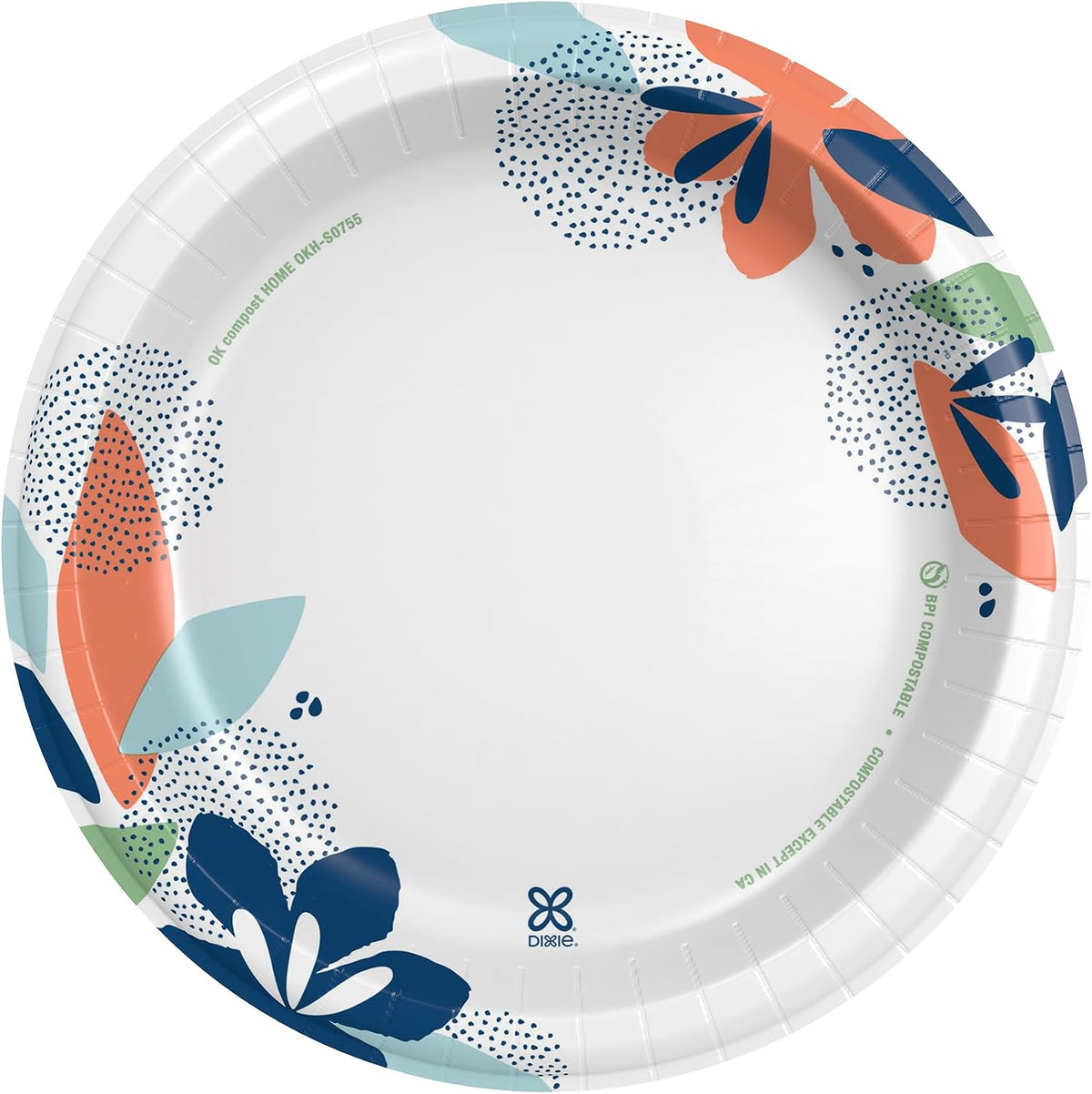 Dixie Large Paper Plates 10 Inch, 150 Ct Disposable Paper Plate Pack