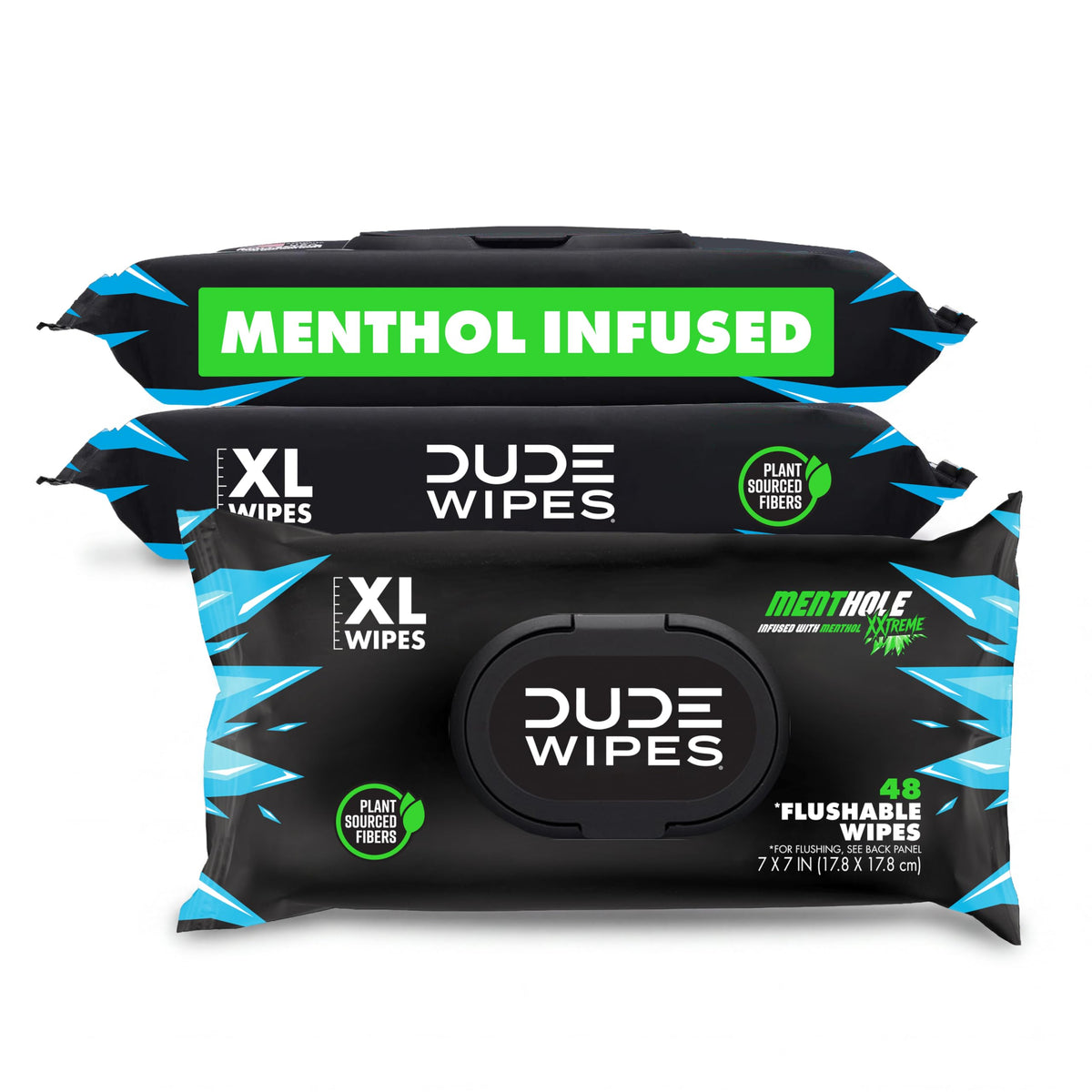 DUDE Wipes Unscented Adult Flushable Wet Wipes, Sensitive Skin, 288 Count