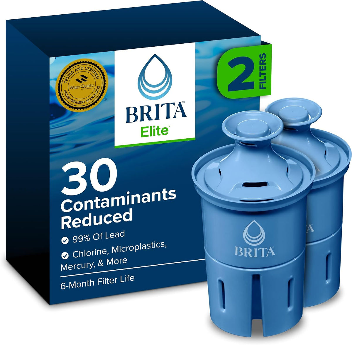 Brita Elite Replacement Water Filter, 2 Pack