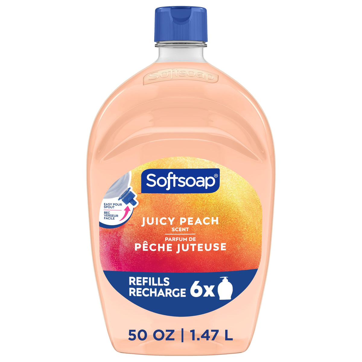 Softsoap Antibacterial Hand Soap Refill, White Tea & Berry Scent, 50 fl oz