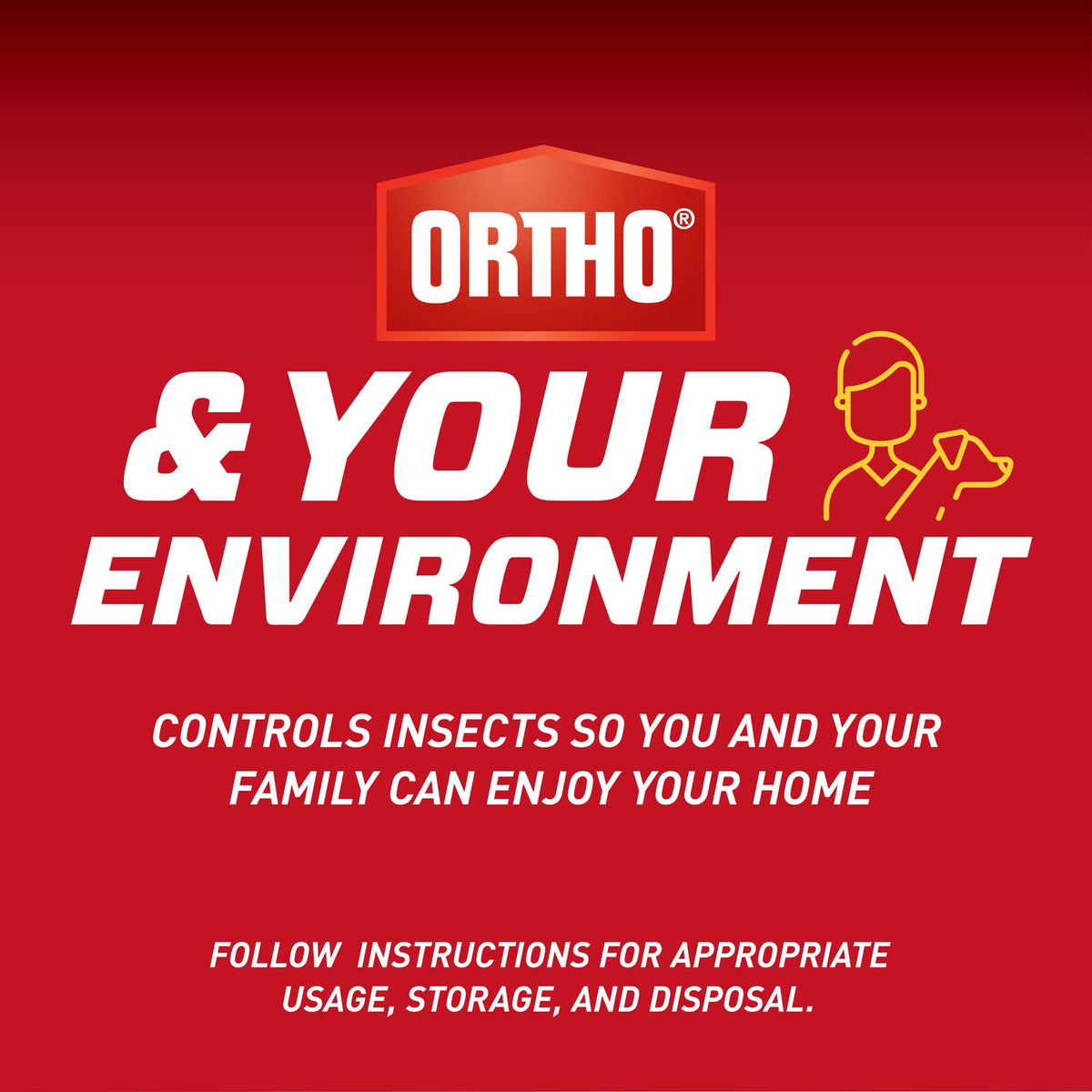 Ortho Home Defense Insect Killer for Indoor & Perimeter2, Wand, 1.33 gal.
