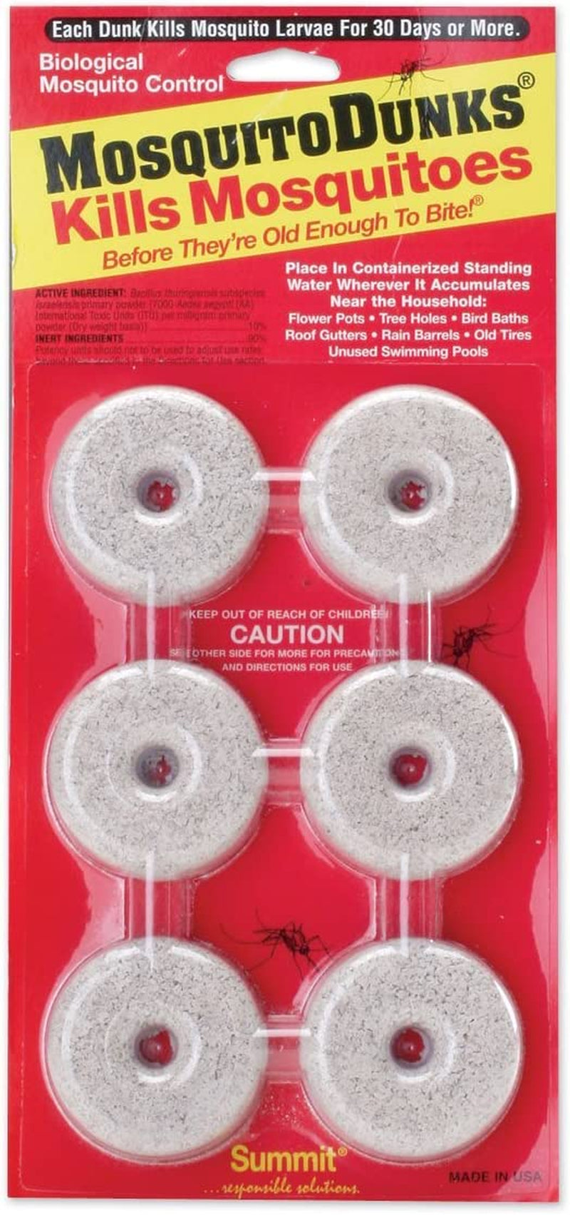...Responsible Solutions 110-12 Mosquito Dunks, 6-Pack