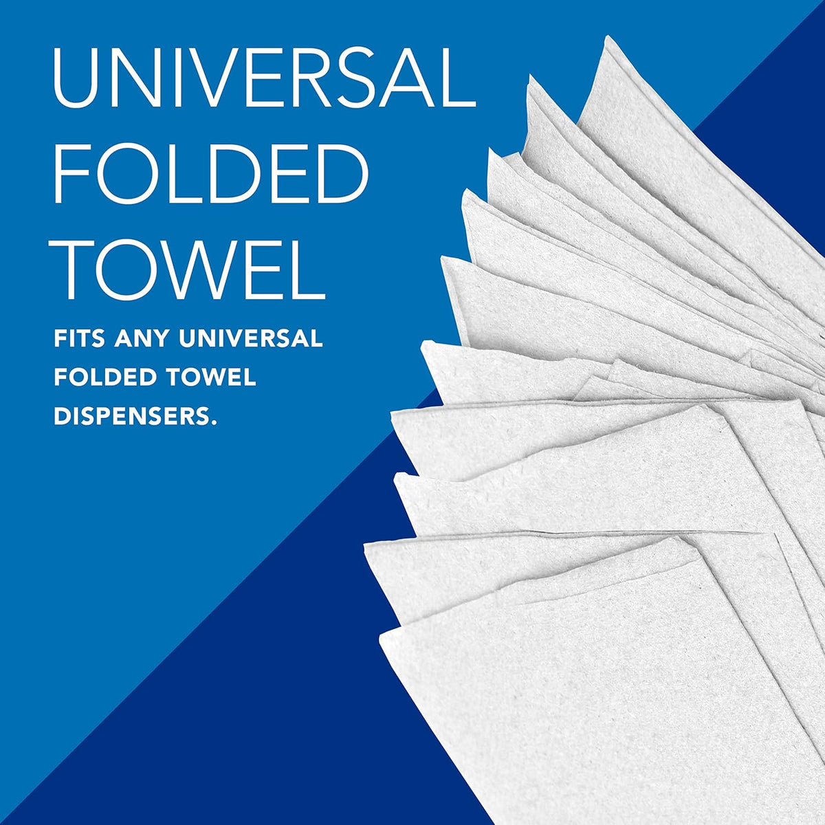 Multifold Paper Towels, Bulk, 12 X 250 Sheets (58091) | Universal, Standard Tier, Absorbency Pockets, Compressed, White, Compatible with Universal Folded Towel Dispensers