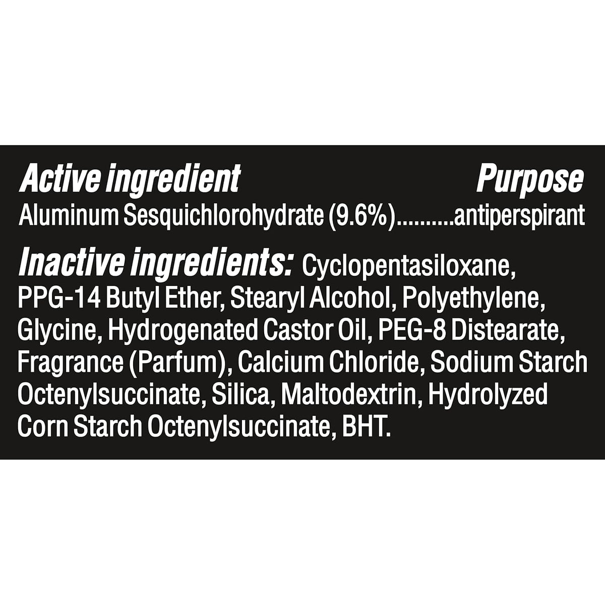 Degree Men UltraClear Antiperspirant Black+White Sweat & 2 Count 2.6
