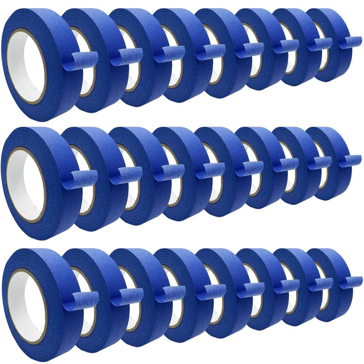4 Rolls Premium Painters Tape, Blue Tape, Masking Tape, Paint Tape for Multi-Purpose, Painting, Painter's, DIY Crafts Arts (88yd =0.94IN*22yd*4) Decoration Labeling No Residue, Easy Removal