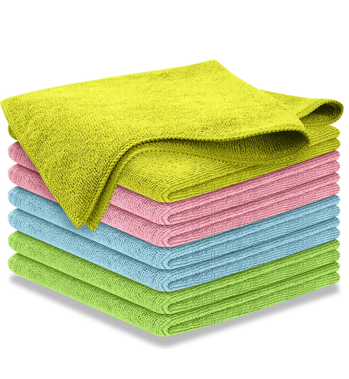 USANOOKS Microfiber Cleaning Cloth Grey - 12 Pcs (12.5"x12.5") - High Performance - 1200 Washes, Ultra Absorbent Microfiber Towel Weave Grime & Liquid for Streak-Free Mirror Shine - Car Washing Cloth