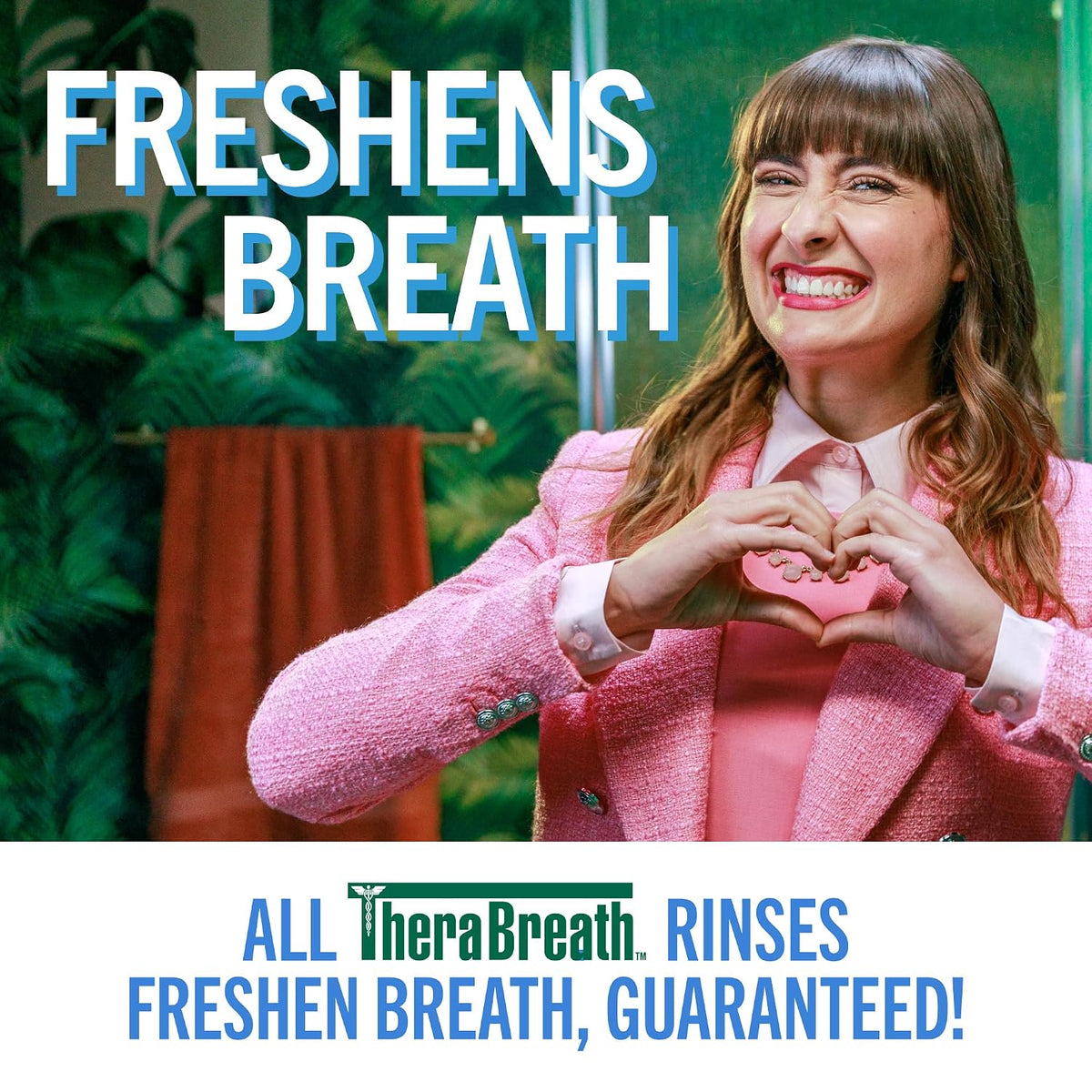 TheraBreath Fresh Breath Mouthwash, Icy Mint Flavor, Alcohol-Free, 16 Fl Oz (Pack of 2)