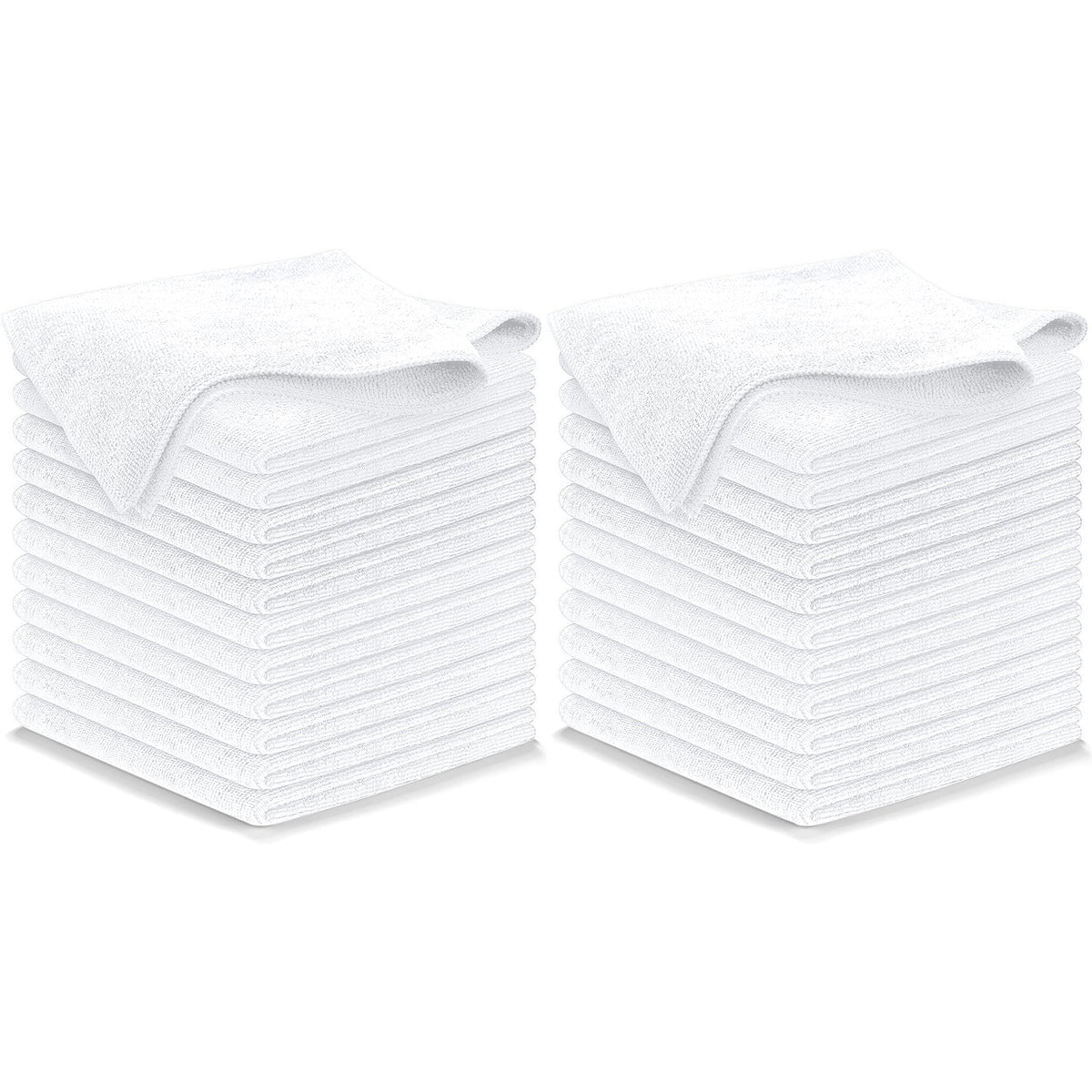 USANOOKS Microfiber Cleaning Cloth Grey - 12 Pcs (12.5"x12.5") - High Performance - 1200 Washes, Ultra Absorbent Microfiber Towel Weave Grime & Liquid for Streak-Free Mirror Shine - Car Washing Cloth