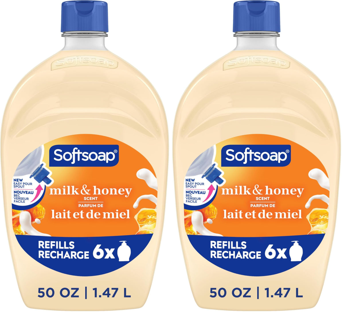 Softsoap Antibacterial Hand Soap Refill, White Tea & Berry Scent, 50 fl oz
