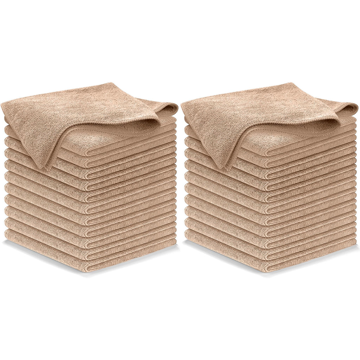 USANOOKS Microfiber Cleaning Cloth Grey - 12 Pcs (12.5"x12.5") - High Performance - 1200 Washes, Ultra Absorbent Microfiber Towel Weave Grime & Liquid for Streak-Free Mirror Shine - Car Washing Cloth