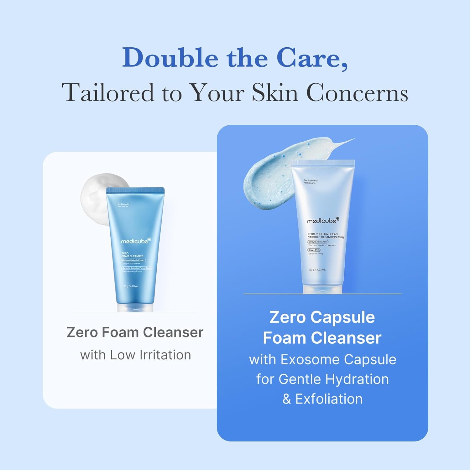 Facial Cleanser Zero Pore Capsule Cleansing Foam | Daily Gentle Cleanser for Skin Texture, Blackhead & Pore Care - AHA, BHA & PHA for Deep Cleansing, Korean Skincare, 4.23 Oz