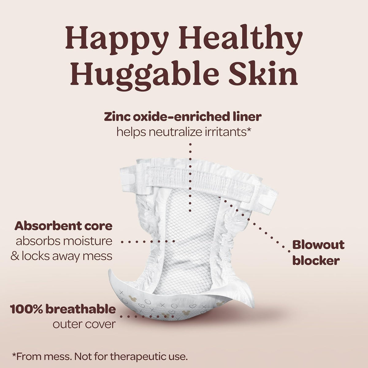 Huggies Skin Essentials Diapers Size 5, 132 Count (2 Packs of 66)