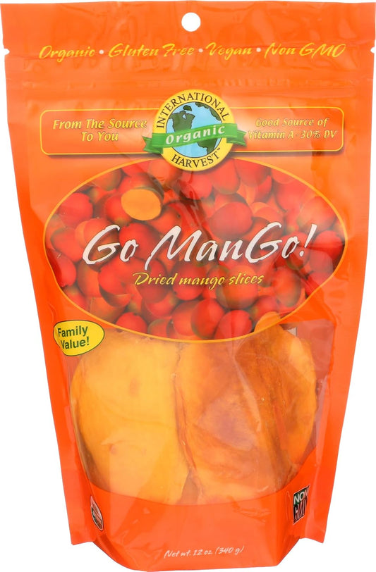 , Organic Mango Slices, 12 Ounce