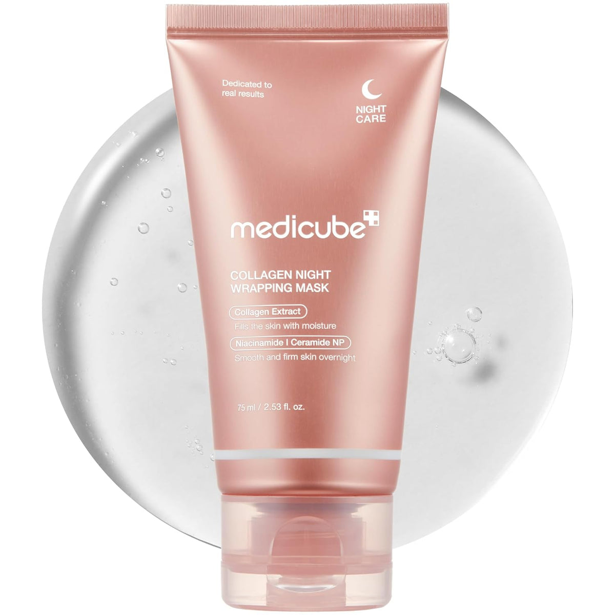Medicube Collagen Night Wrapping Mask for Firming & Hydration – 8-Hour Overnight Peel-Off Face Mask with Ceramide NP & Adenosine for Fine Lines. 