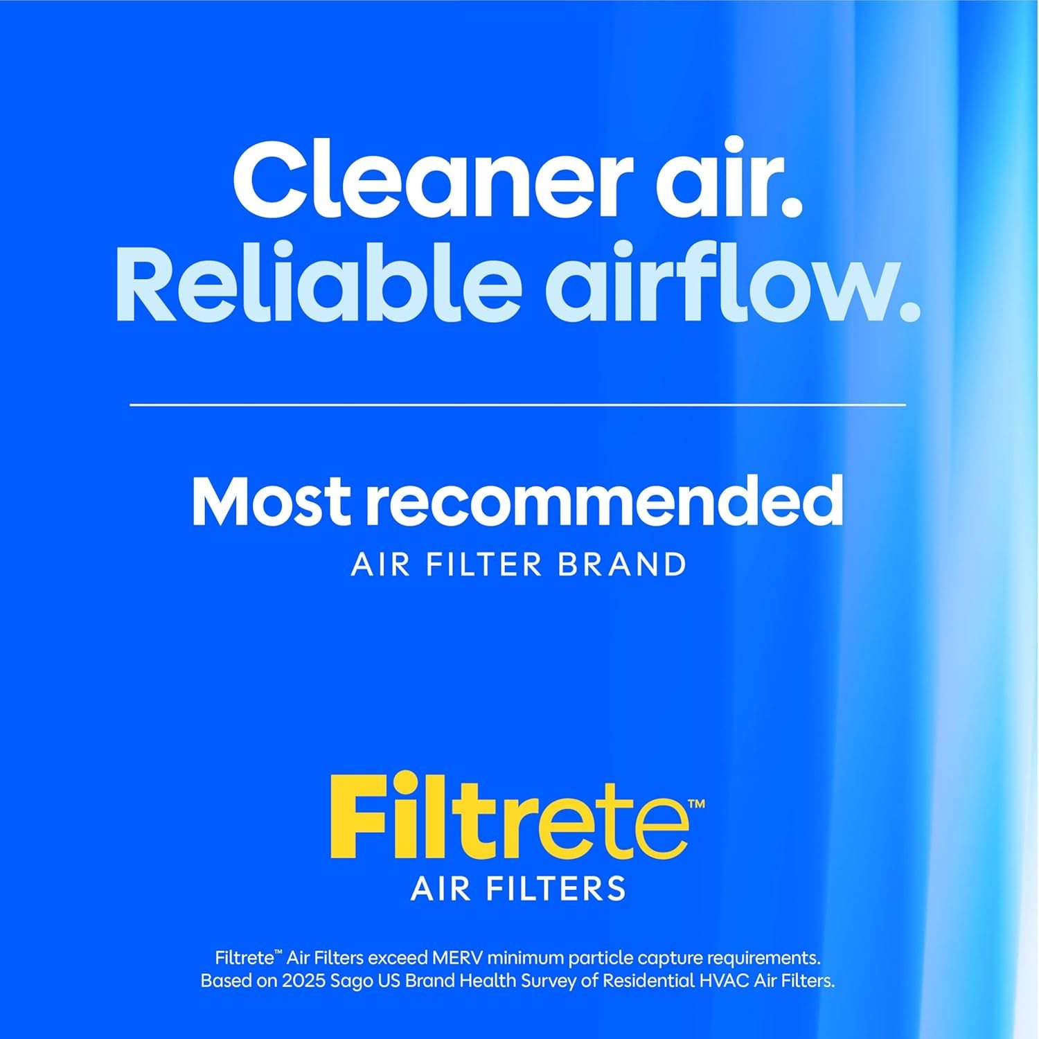 Filtrete 14X14X1 Air Filter, MERV 11, MPR 1000, Allergens & Pet Dander, 3-Month AC and Furnace Filters, Cleaner Air, Reliable Airflow, 2 HVAC Filters (Actual Size 13.68 X 13.68 X 0.81 In)